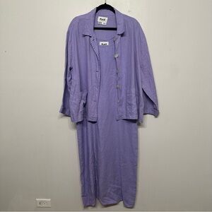 Flax Lavender Midi Dress